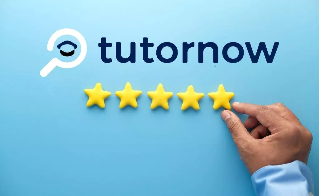 tutornow logo con 5 stelline